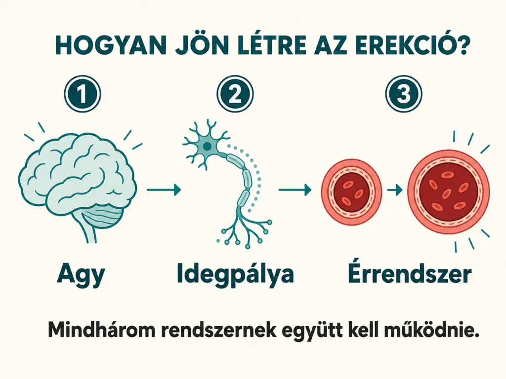 Hogyan jön létre az erekció – agy, idegpálya, érrendszer