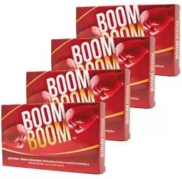 4 doboz Boom Boom potencianövelő ajándékba!
