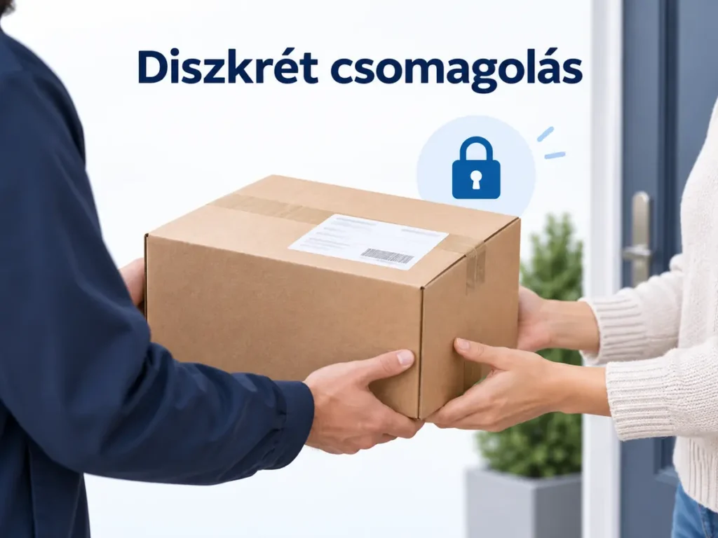 A csomagolásunk és dímzésünk továbbra is teljesen diszkrét
