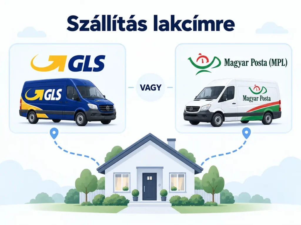 GLS-sel és Postával is kérheted lakcímre a csomagodat