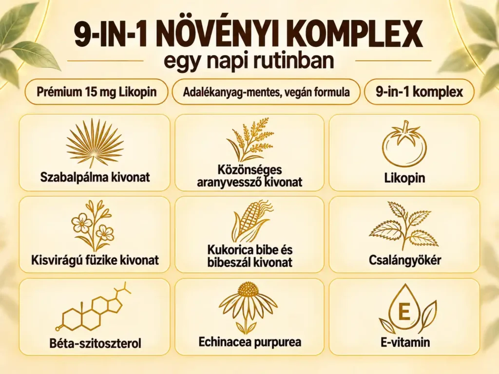 9 növényi összetevővel, adalékanyagok nélkül